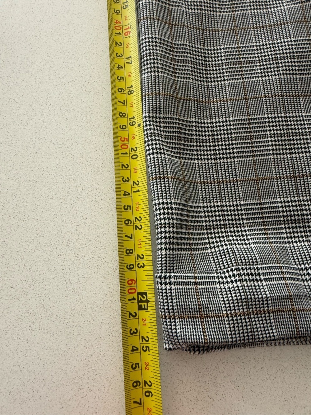 Zara Straight Leg Prince of Wales / Glen plaid Trousers – Size 2 - Picture 5 of 11